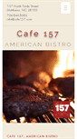 Mobile Screenshot of cafe157.com