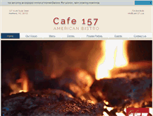 Tablet Screenshot of cafe157.com